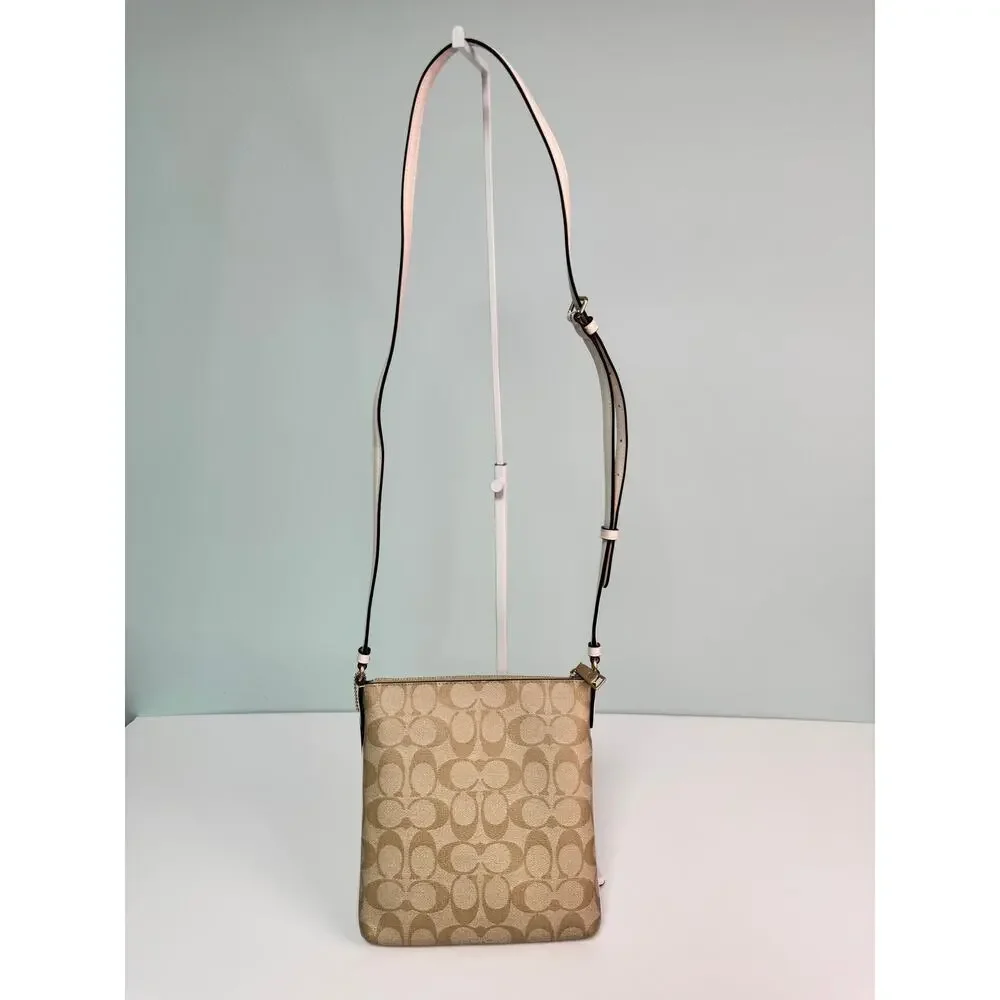 NWOT! Coach Mini Rowan File Crossbody With Adjustable Strap - Canvas